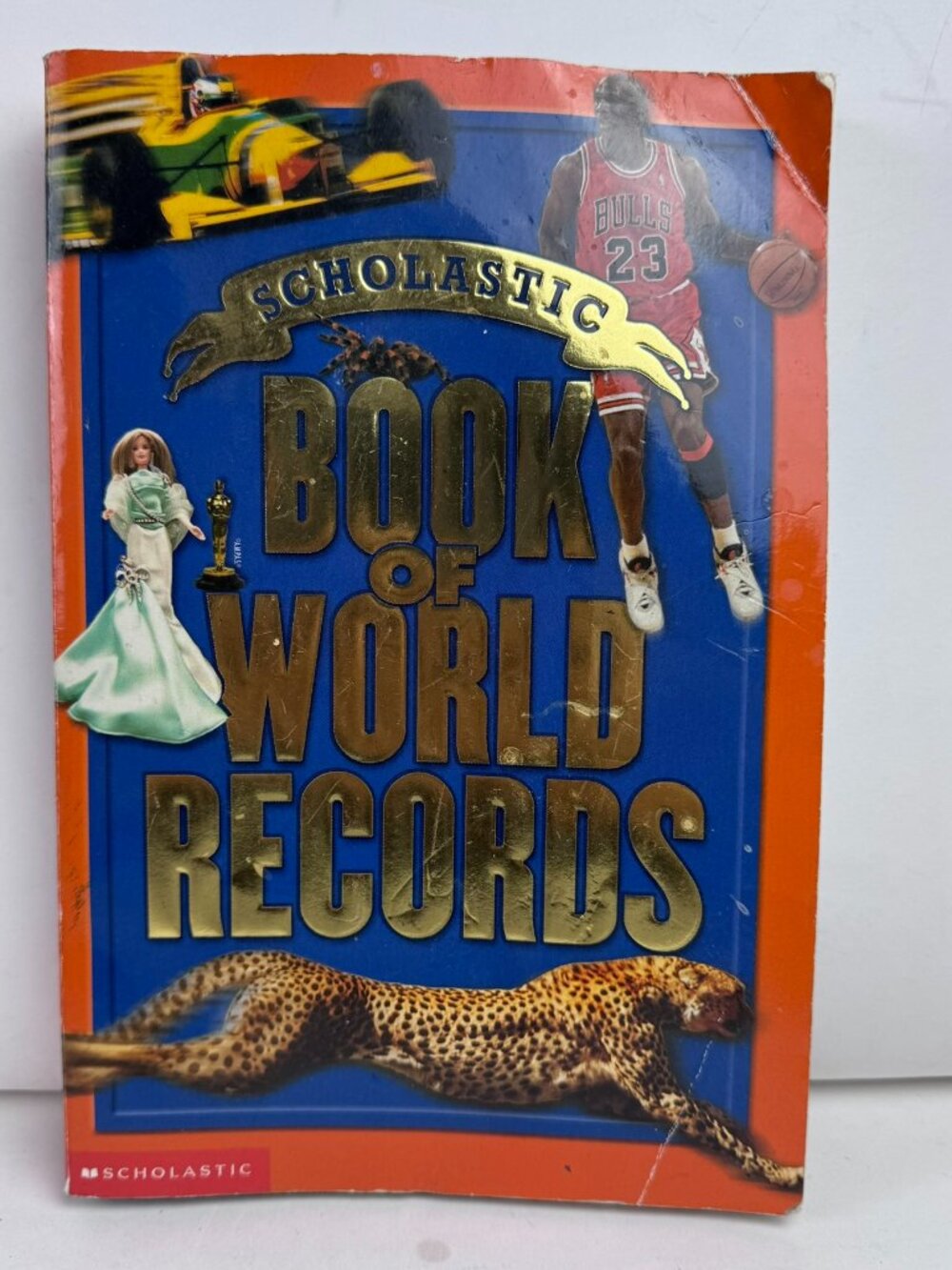 Scholastic Book of World Records Paperback Vintage 2001 Michael Jordan Cheetah